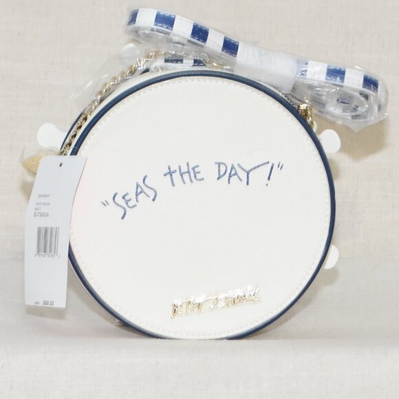 Betsey Johnson - Nautical Crossbody, "SEAS the Day!", Multi - Picture 6 of 8